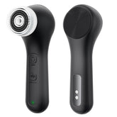 WOVAZUS vibrating-rotating face scrubber front view for deep cleansing and exfoliation
