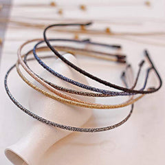 WOVOWOVO 4mm thin headband pack keeps hair tidy and comfortable for daily wear.