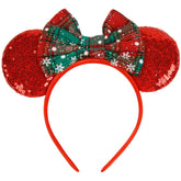 WOVOWOVO mouse ears headband glitter sequin for standout party cosplay