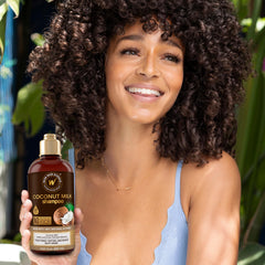 WOW Skin Science Coconut Oil Milk Shampoo ingredients coconut-milk for nourishing moisture and gentle cleansing