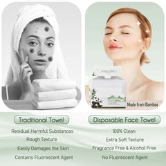 WOWOTEX soft bamboo towel texture conveys luxurious, skin-friendly feel.