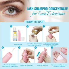 WOZUTUNT eyelash aftercare bags help organized post-cleanse storage