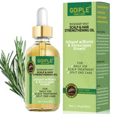 WOZUTUNT Rosemary Oil bottle top view for scalp nourishment