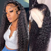 WPPIKK 13x4 lace front wig close-up shows natural baby hairs for a seamless hairline.