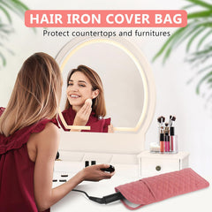 WRORUNER heat-resistant bag side pocket keeps cords organized during trips.