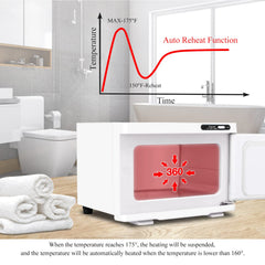 Wuissvnb towel warmer cabinet stainless steel shelf for durability