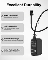WUKUR compatible 5-Star Magic Clip charger supports uninterrupted grooming sessions.