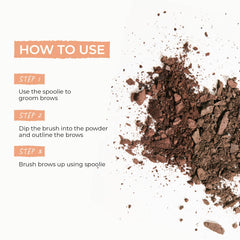 WUNDERBROW ombre brow application demonstrated with two shades for depth.