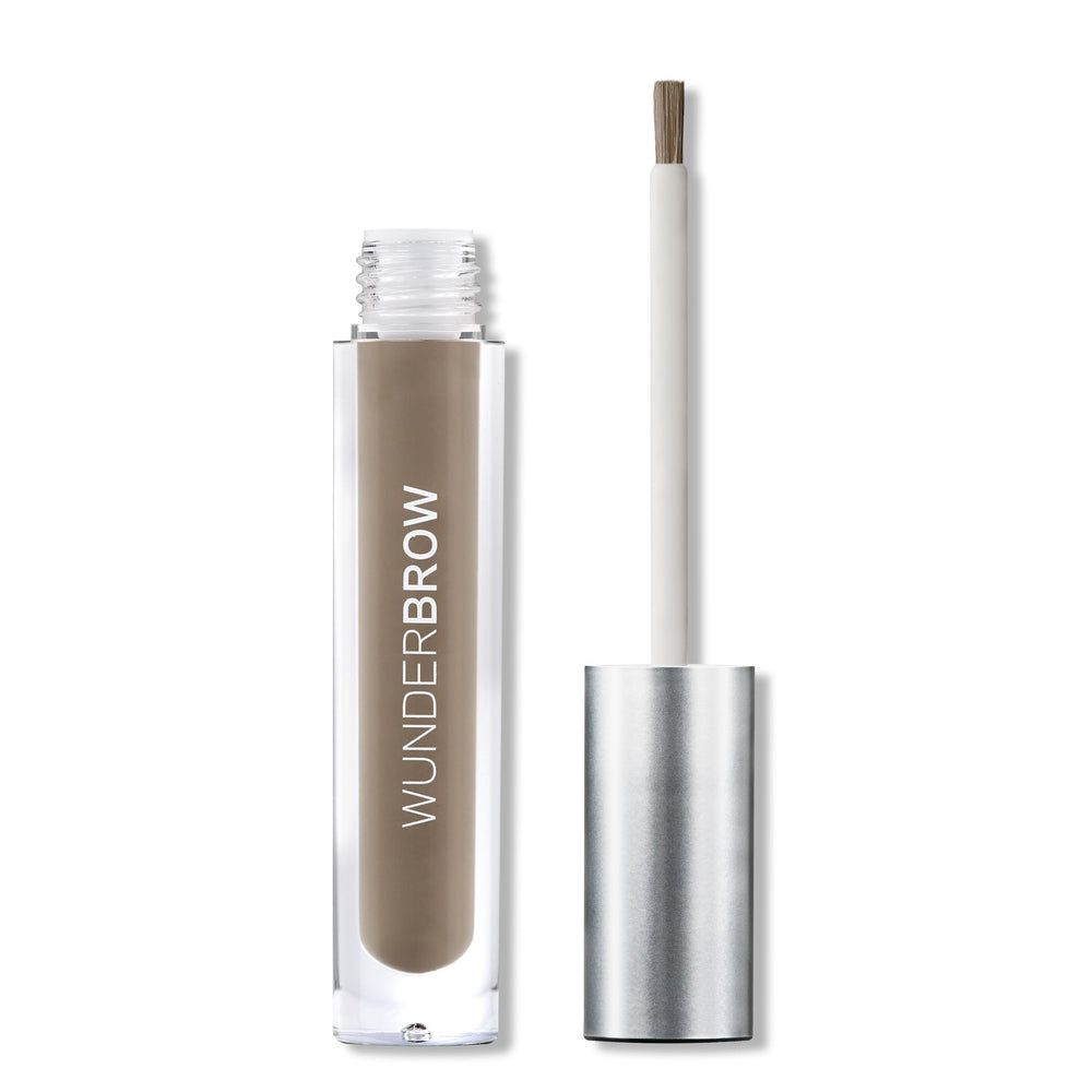 WUNDERBROW waterproof brow gel taupe-grey swatch showing all-day hold