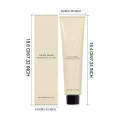Wwkhhrst Air Dry Cream texture closeup highlights a lightweight, non-greasy feel.