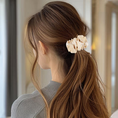 WY LIGHTING LEVEL non-slip velvet material ensures secure ponytail without slipping