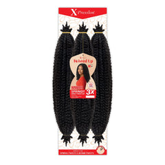 X-pression Twisted Up 3X Afro Twist 24 image shows pre-separated sections for easy crochet installation