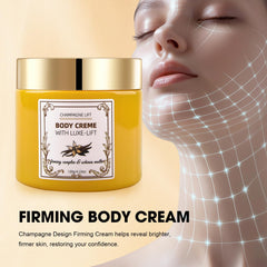Xaninp Champagne Cream texture absorbs quickly for dry skin relief.