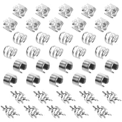 XCZYN silver hair braids and dreadlock ear clips add subtle shine to everyday styles.