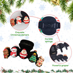 XEININVU Christmas tree hair clip creates festive looks for parties.