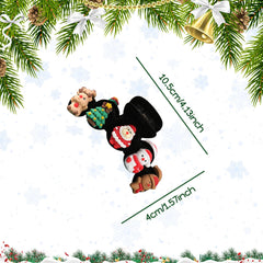 XEININVU Santa hair clip adds playful holiday flair to hairstyles.