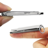 XGIZMOO ultra-thin pocket nail clipper folded for portable travel convenience