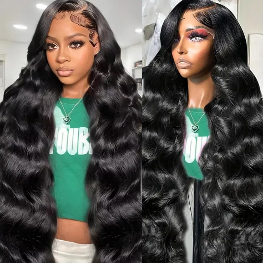 Xiayume 30inch 13x6 lace front wig front view shows natural hairline for everyday styling