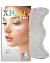 XICZH makeup patches iridescent stickers brighten festival looks with wearable sparkle.