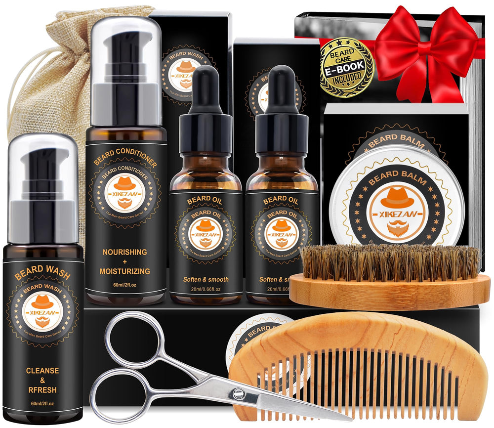 XIKEZAN beard grooming kit main image for complete home-care styling