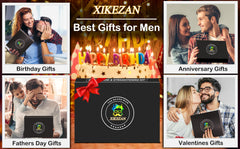 XIKEZAN beard straightener with oil and balm close-up showcases complete care