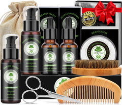 Xikezan beard wash bottle shown, delivering a refreshing cleanse for a softer beard.