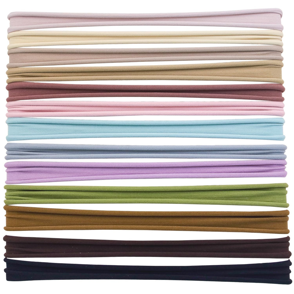 XIMA nylon seamless headbands collection in multiple colors and patterns for versatile styling