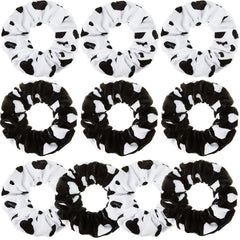 Xinnun cow-print scrunchies pack offers versatile everyday wear.