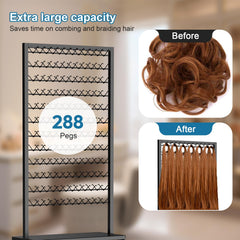 XINTUO included combs and pins for efficient professional braiding results.