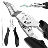 XIORRY ingrown toenail clippers with curved blade for precise trimming of thick nails