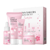 XJBD Travel Skincare Kit 4pc hero image—ideal travel-friendly routine for on-the-go glow.