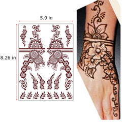 XMASIR easy transfer application on skin with water to reveal designs.