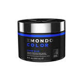 XMONDO Color Super Blue Mask bottle being poured for even application.