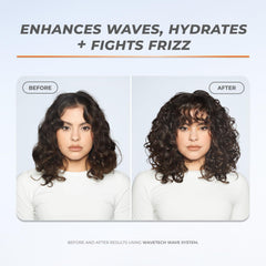 XMONDO Wavetech conditioner texture close-up showing rich, creamy formula.