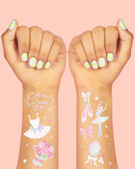 xo, Fetti waterproof, durable, skin-safe tattoos ideal for all-night party wear.