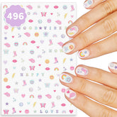 xo, Fetti party nail stickers four sheets for quick party-ready manicures.
