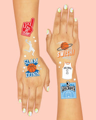 xo, Fetti waterproof and durable tattoo test showing long-lasting wear.
