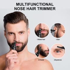 XOOMRSCP nose trimmer side view highlighting ergonomic grip for comfortable trimming