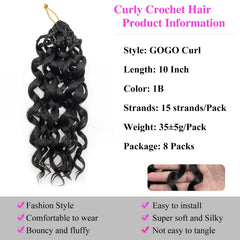 XSASLYET deep wave crochet hair shows natural-looking volume