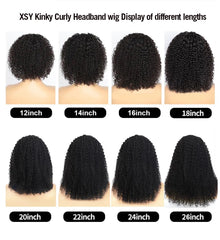XSY headband wig none lace-front shows seamless hairline illusion.