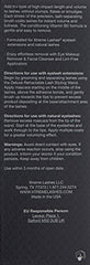 Xtreme Lashes Length and Volume Mascara packaging swatch shows color-rich black