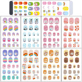 XZMeiLun kids nail stickers with zoon patterns for easy, fun nail art.