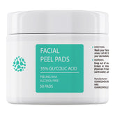 YAFUSIPE glycolic acid toner pads packshot for daily exfoliation with brighter skin