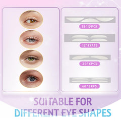 YAGUVI double-eyelid creation demo shows instant lift without surgery.