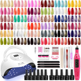 YALSYNY nail polish kit with UV lamp enables salon-grade at-home manicures