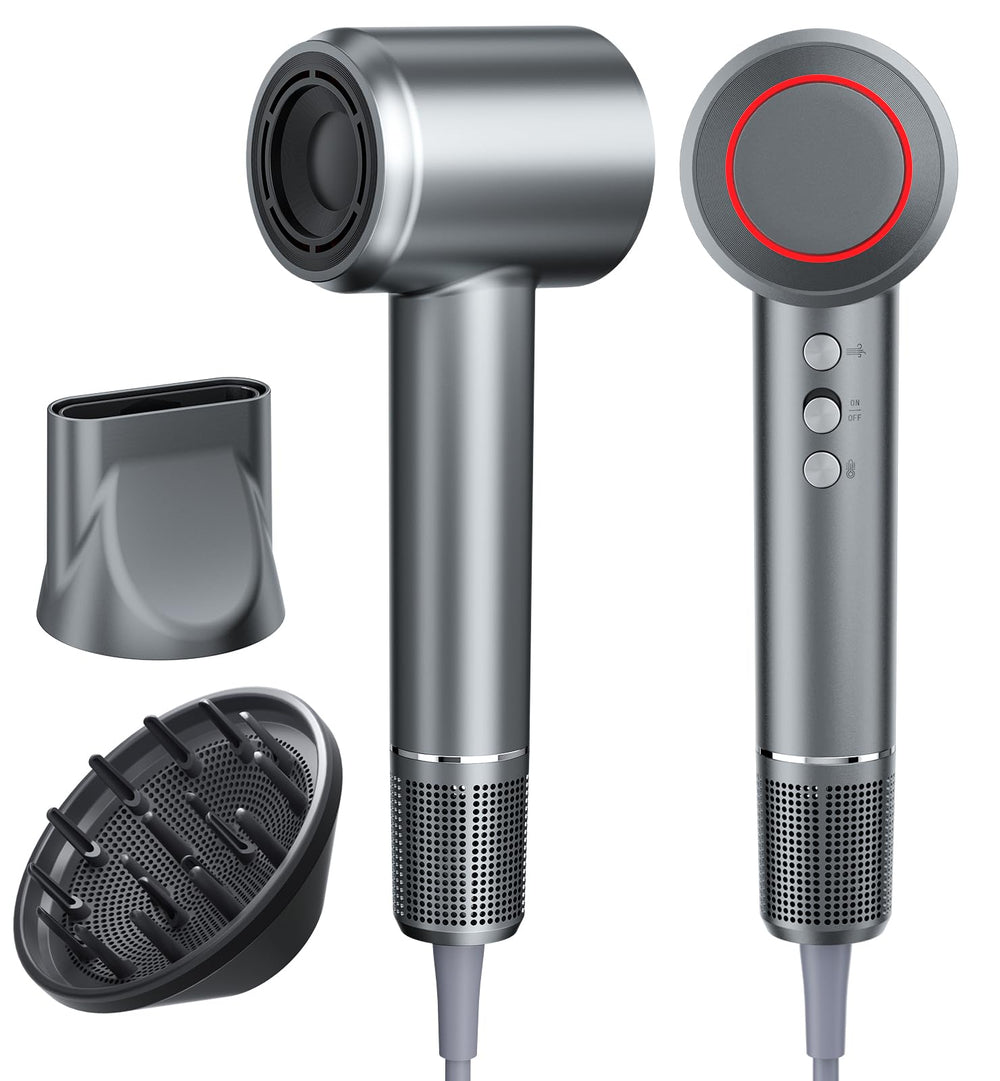 Yammoya 2026 hair dryer with brushless motor for ultra-fast drying and reduced heat exposure