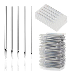 Yangna 50pcs piercing needles kit with mixed gauges 12–20G.