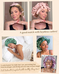 YANIBEST Silk Bonnet-one-size-fits-all suitable for all hair types.