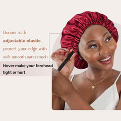 YANIBEST soft butter-satin texture close-up highlighting gentle hair glide.