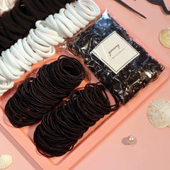 YANRONG variety hair scrunchies in assorted colors for easy outfit coordination and quick changes.
